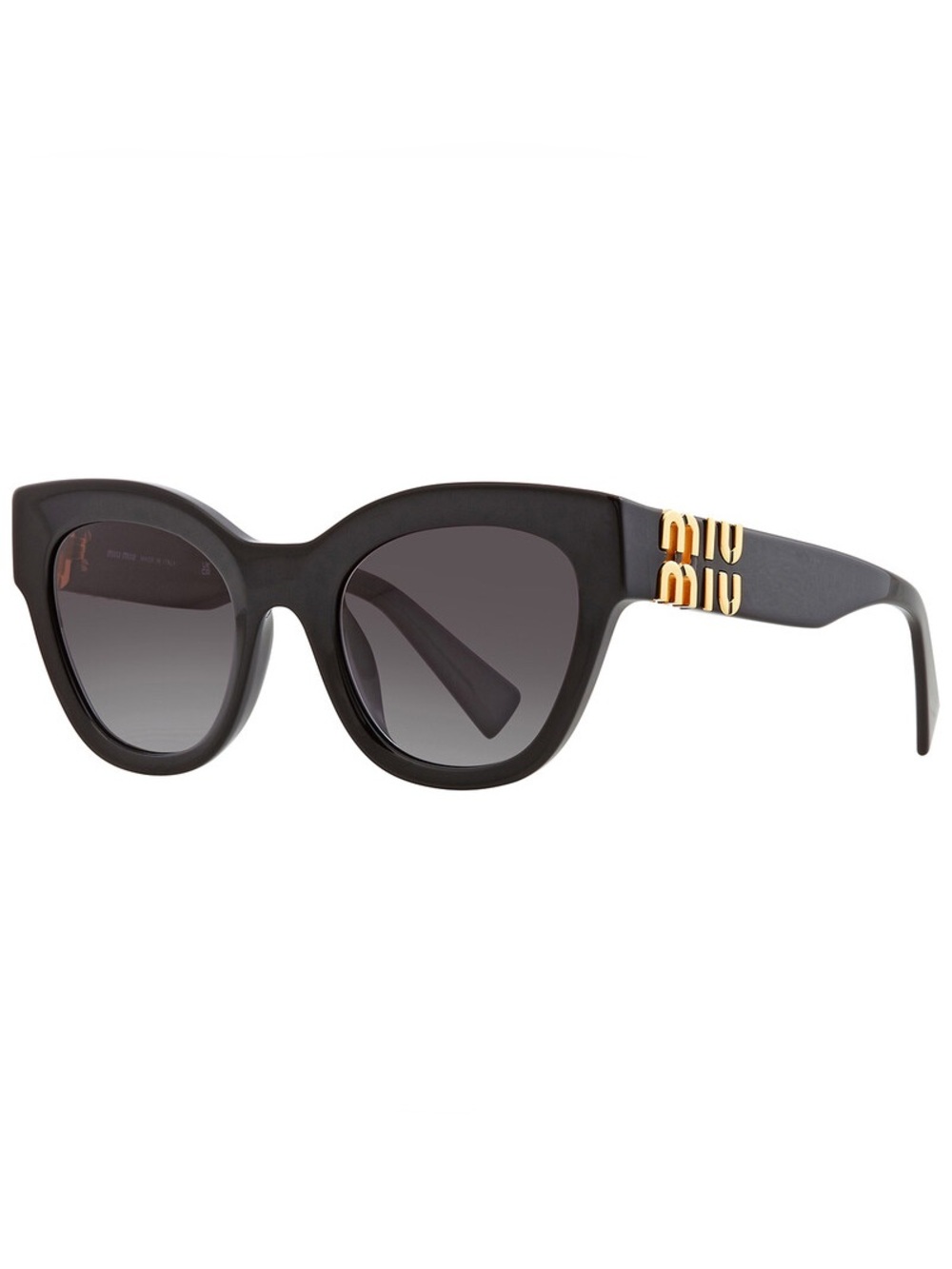 Miu Miu Black Oversized Gradient Sunglasses